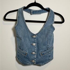 ROLLA'S Light Blue Denim Vest